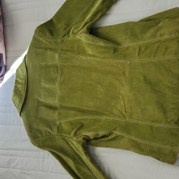 Wilsons leather maxima jacket Size S Color lime green - Picture 2 of 10